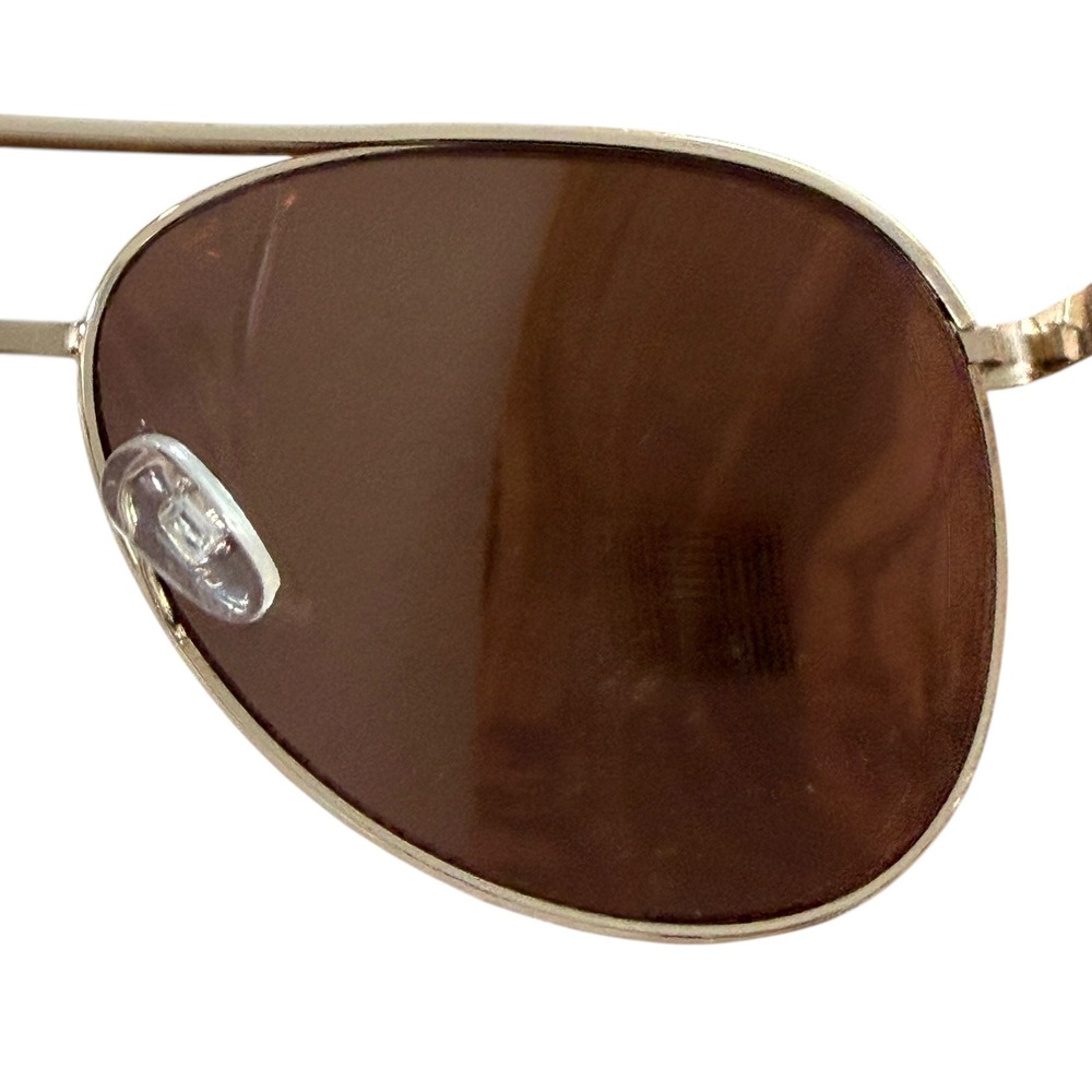 Quay Australia Vivienne Sunglasses Gold Rose Gold Mirrored Aviator Case + Cloth - Picture 12 of 16